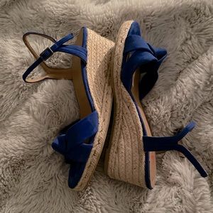 Castaner wedge heel, royal blue